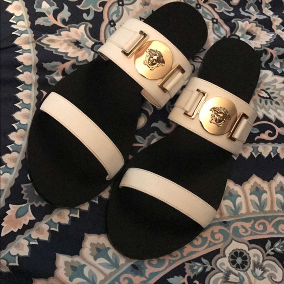 Versace Shoes - Versace flats sandals Medusa special edition